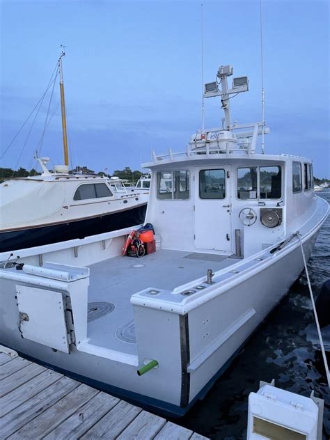 36 Bhm Lobster Style Charter Boat 1996 John Deere 550 Hp Midcoast