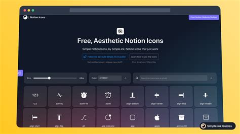 Notion Icons 100 Free How Where And Why Simple Ink