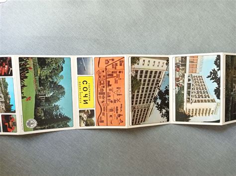 Sochi Soviet Postcard Book Vintage Postcards City Views Etsy
