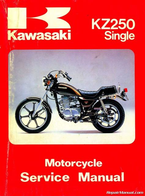 1980 1983 kawasaki kz250 motorcycle repair service manual