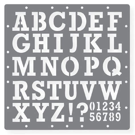 7 Best Images Of Alphabet Number Stencil Printable Free Printable