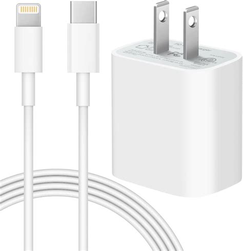 Iphone 14 13 12 Fast Charger Apple Mfi Certified 20w Pd Usb C Wall