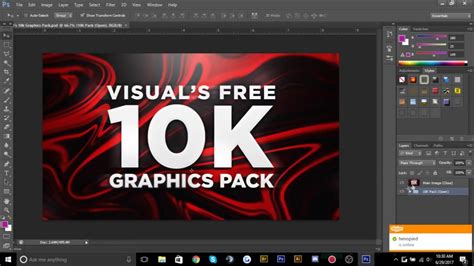 How To Download Free Graphic Packs Photoshop Tutorial Youtube