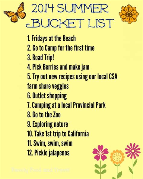 From kick the bucket (to die) + list, hence a list of things to do before you die. Our 2014 Summer Bucket List #KFCBucketList - Family Food ...