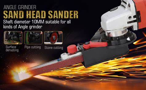 Vislone Belt Sander Sanding Belt Adapter Multifunction Mini Diy Electric Angle Grinder Bandfile