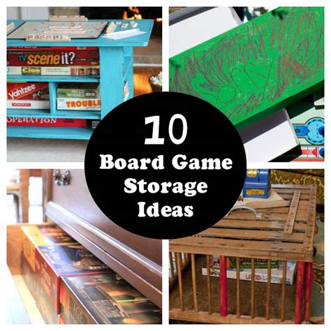 We like to play homemade board games here and i like to use board games as a way of getting the children to practice different skills. Board Game Storage: 10 Ideas to Reduce the Clutter
