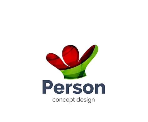Premium Vector Happy Person Logo Business Branding Icon