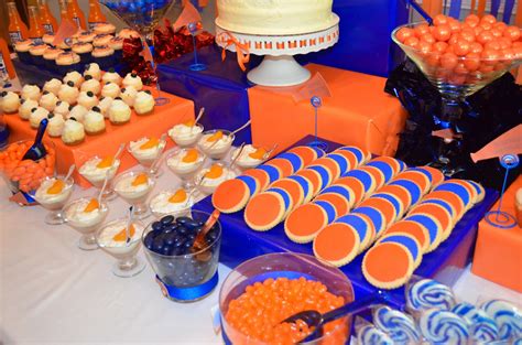 Cakegirls Kitchen Blue And Orange Graduation Party