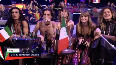 Vidéo Polémique En Direct à La Télévision Du Vainqueur Italien De L