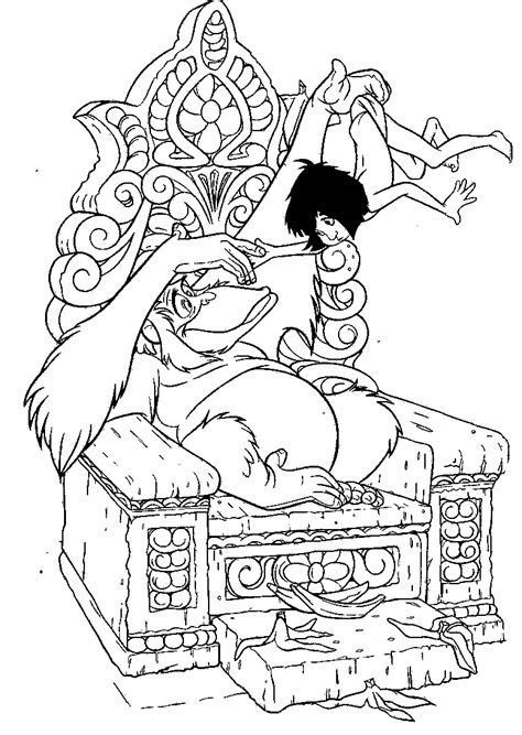 You might also be interested in coloring pages from tigers category. Jungle book coloring pages to download and print for free