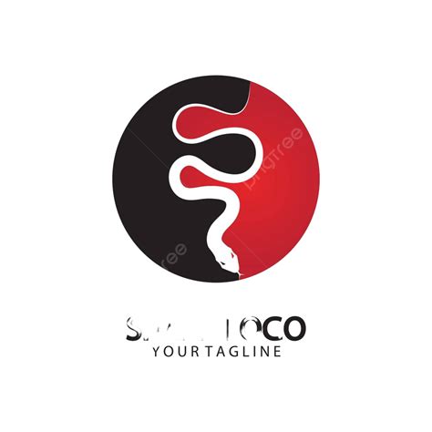 Snake Logo Template Design Vector Illustration Graphic Emblem Head