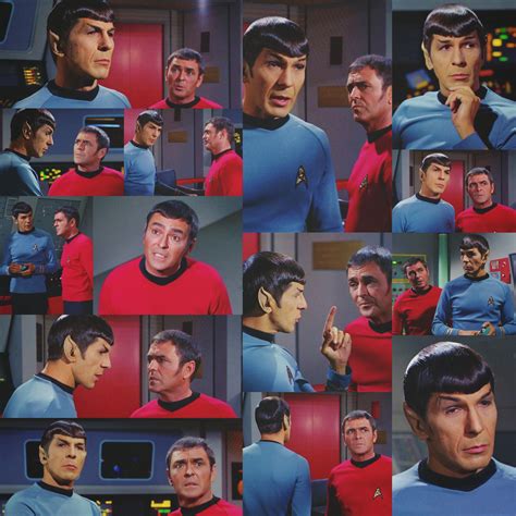 Spock And Scotty In That Which Survives Star Trek This Is The Season