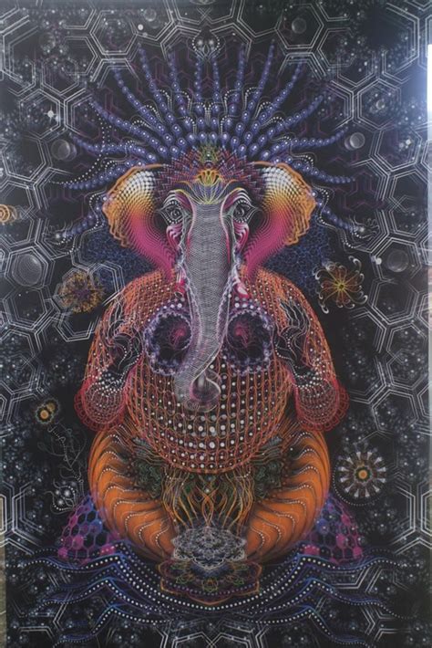 Ganesha Psychedelic Wallpaper Ganesh In The Machine By
