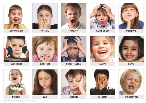 Feelings Chart Emotion Chart Feelings Faces