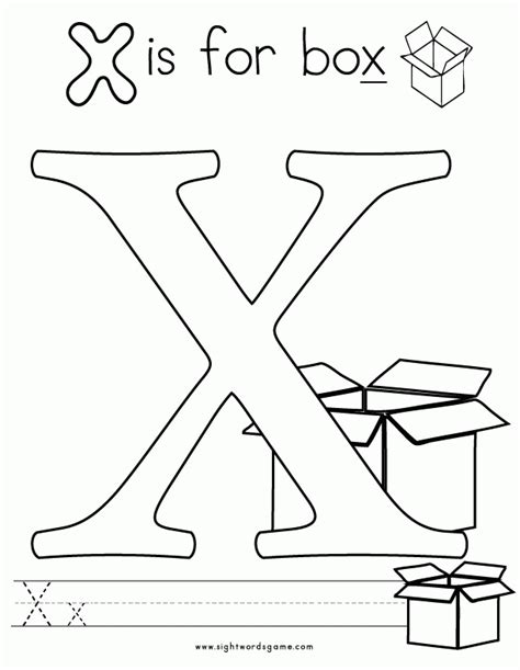 Free Letter X Coloring Pages Download Free Letter X Coloring Pages Png