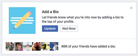 It highlights what you are so it has to be too striking. Add a Bio and Featured Photos to your Facebook Profile ...