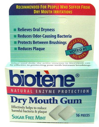 Biotene Dry Mouth Gum 16 Pieces Health Chemist Nz Online Pharmacy