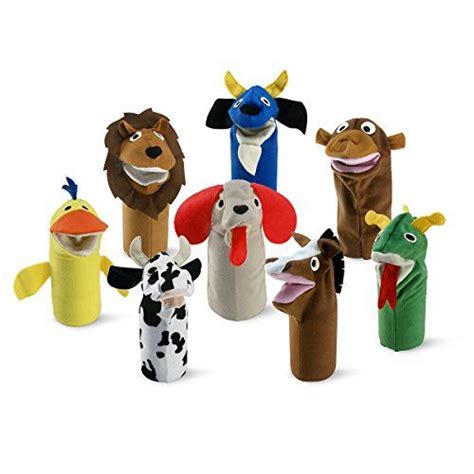 Set Of 8 Friendly Hand Puppets Stars That Your Baby Loves From The Baby