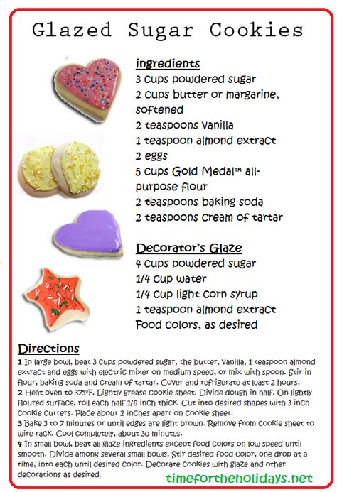 Glazed Sugar Cookie Recipe Time For The Holidays Sugar Cookies