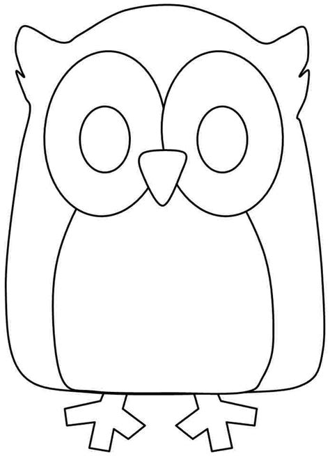 8 Best Images Of Preschool Animal Coloring Pages Owl Printable