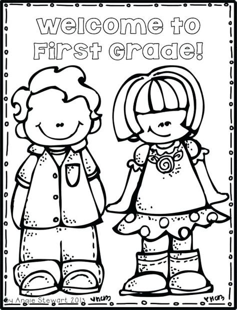Welcome To Kindergarten Coloring Page At Free