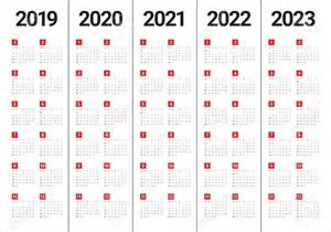Yearly Calendar 2020 2021 2022 2023