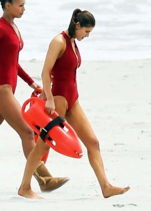 Alexandra Daddario In Swimsuit On The Set Of Baywatch GotCeleb