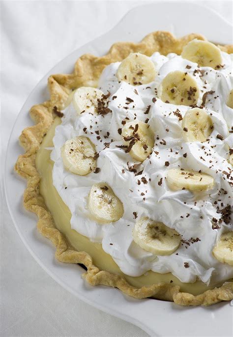 Old Fashioned Banana Cream Pie Homemade Banana Cream Pie Recipe