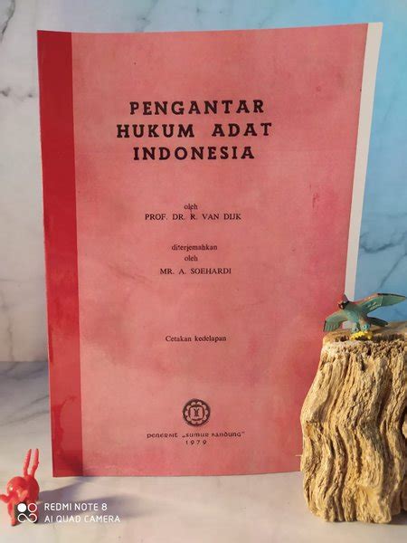 Jual Buku Pengantar Hukum Adat Indonesia Prof Dr R Van Dijk Di Lapak