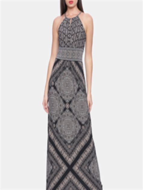 Buy Avirate Women Black Printed Maxi Dress Dresses For Women 2516705