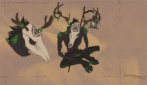 Commission Wendigo Design By Kitastrophee On Deviantart