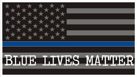 2 X 3 Inch Thin Blue Line Flag Blue Lives Matter By Rescuetees