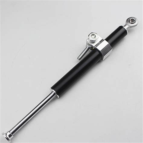 Steering stabilizers are becoming more common on motorcycles. 330mm Motorcycle Universal Aluminum Steering Damper ...