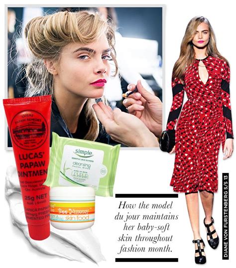 Cara Delevingnes Beauty Secrets Skin Secrets And Skin Food