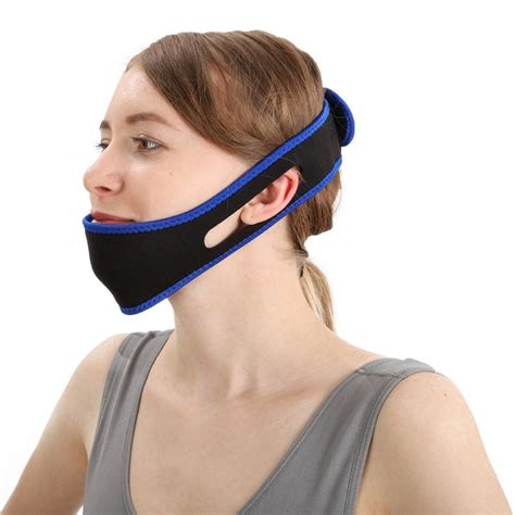 Anti Snore Chin Strap Breathable Stop Snoring Head Band Adjustable Anti