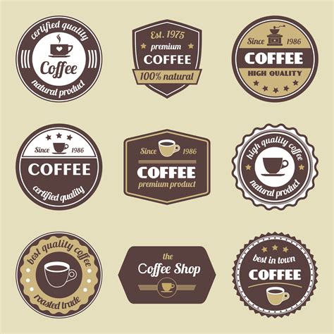 Coffee Label Template