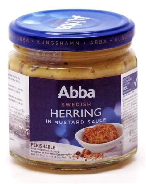 ABBA HERRING IN MUSTARD 230g Swedish Recipes Scandinavian Food
