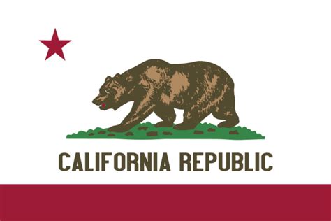 Free Picture State Flag California Republic
