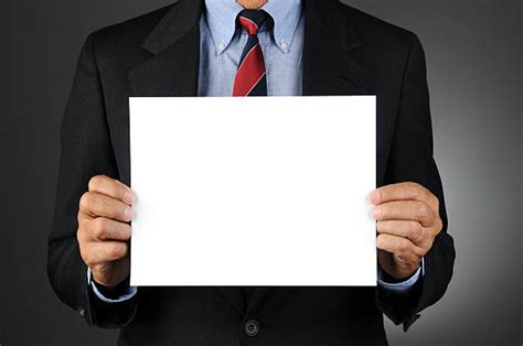 Hands Holding Blank Sign Stock Photos Pictures And Royalty Free Images