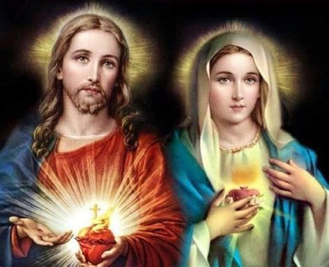 Prayer To The United Hearts Of Jesus And Mary Heart Of Jesus Jesus