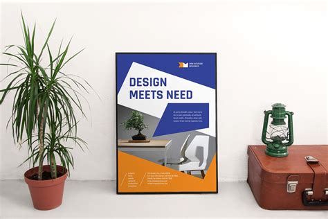 Interior Designer Poster Creative Illustrator Templates ~ Creative Market
