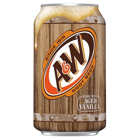 Aandw Root Beer Soft Drink Soda 12 Fl Oz Can Pack Of 15 Total Of 180