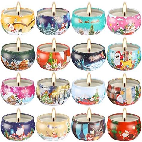 Christmas Scented Candles Gift Sets Natural Soy Wax Oz Unit