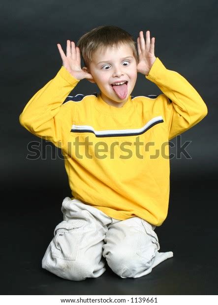 Kid Making Funny Face Stock Photo 1139661 Shutterstock