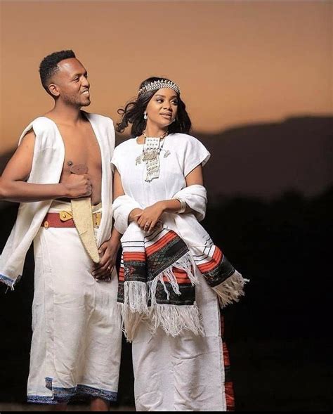 Oromo Couples Oromo People Culture Day Traditional Outfits