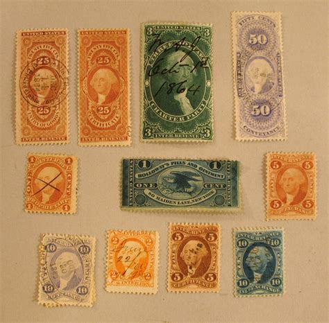 Revenue Stamps Dating To 1864 Revenue Stamp Stamp Thematic