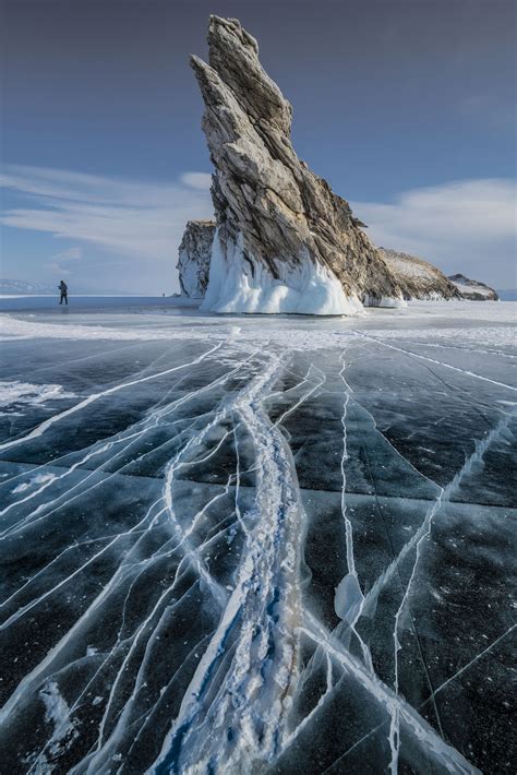 Lake Baikal Rock Siberia Russia