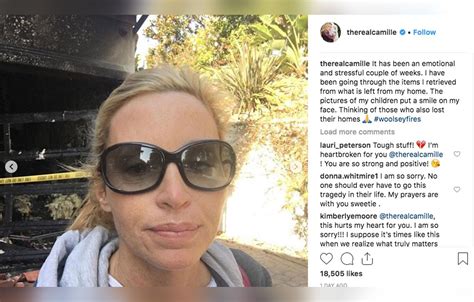 Camille Grammer Shares Photos From Her Burned Down Home