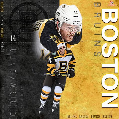 Chris Wagner Edit Boston Bruins Guer Bruins