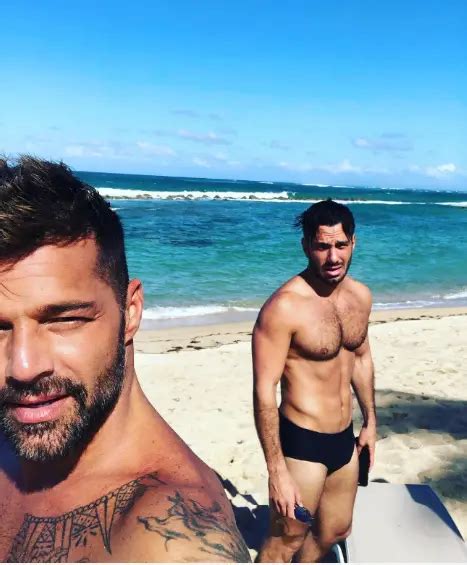Almost Naked Raunchy Pictures Of Ricky Martin And Ex Syrian Boyfriend